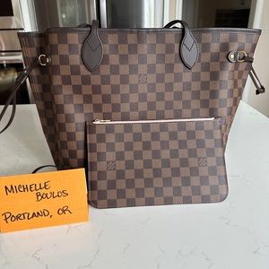 SOLD Louis Vuitton Neverfull Damier Ebene